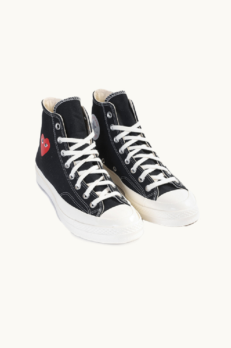 Converse cdg noire haute best sale