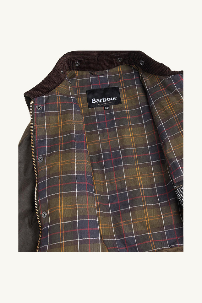 Veste en coton ciré barbour