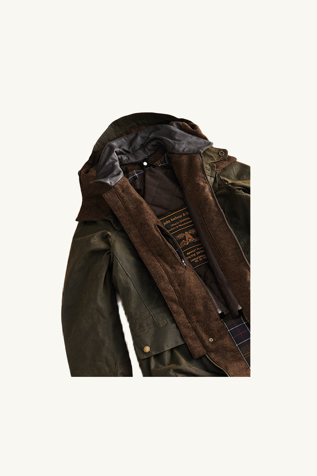 veste verte barbour