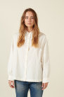 val shirt, puffed sleeves and asymmetric cut