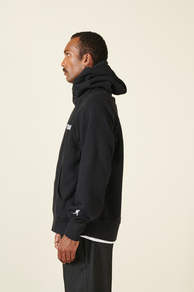 hoodie noir engineered garments