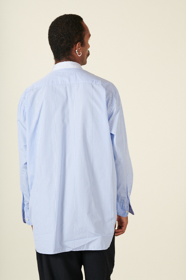 chemise bleu cdg