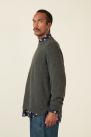 grey sweater roberto collina