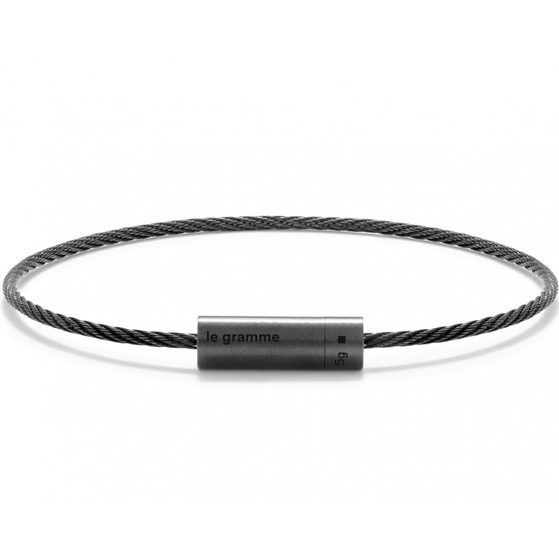 Le gramme brushed sale le cable bracelet